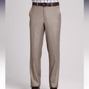 Peter Millar Men Size 34 Dress Pants in Mink Four Seasons Super 130s Wool